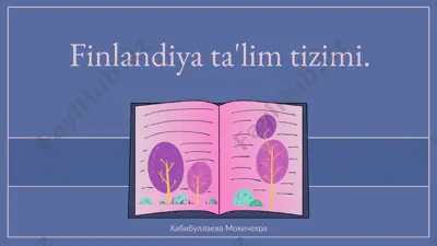finlandiya ta'lim tizimi — PPTX