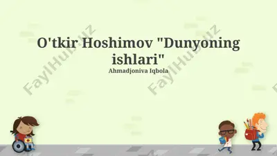 muhojirlar muammosi — PPTX
