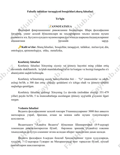 konfutsiy falsafasi — DOCX