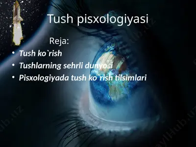 tush pisxologiyasi. — PPTX