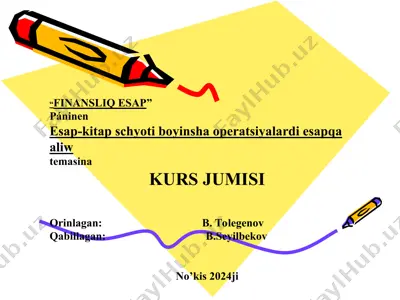 finansliq esap — PPT