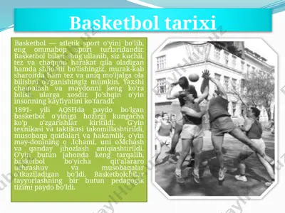 basketbol tarixi — PPTX