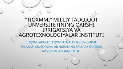 globallashuv, globalistika va barqaror taraqqiyot tushunchalarining o’zaro aloqasi va farqi — PPTX