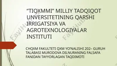 fanlarning tasnifiga oid g’arb va sharq mutafakkirlarining qarashlari. sharq va g’arb falsafasining vudujga kelishi va rivojlanish tarixi — PPTX