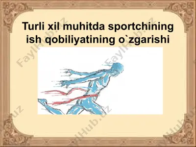 sportchilar tayyorlashda trenerovka protsessi — PPTX