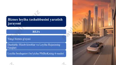 biznes g'oyaning manbalari — PPTX
