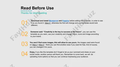 creative presentation template — PPTX
