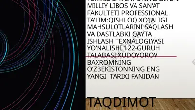 o'zbekistonda demokratik fuqarolik jamiyati asoslarini shakllanishi — PPTX