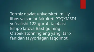 taqdimotlar/tarix — PPTX
