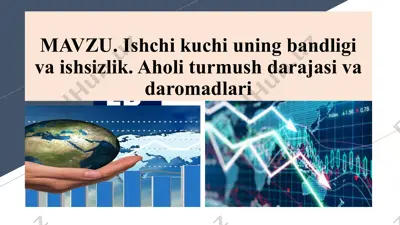 ishchi kuchi va ishsizlik — PPTX
