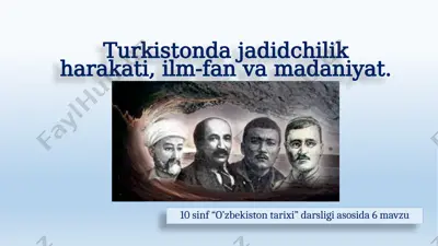 o'zbekiston tarixi — PPTX