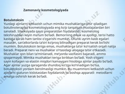 botulotoksin — PPTX