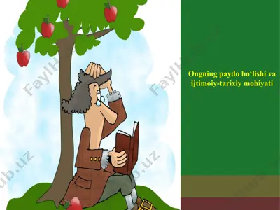 ongning paydo bo'lishi va ijtimoiy-tarixiy mohiyati — PPTX