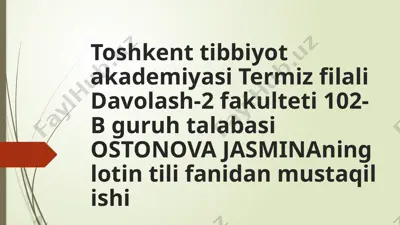oksidlar va tuzlar — PPTX