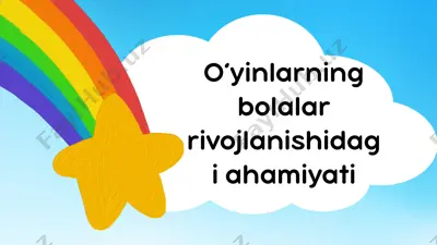 o'yin nima? — PPTX
