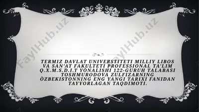 taqdimot: sovet davlatining tanazzulga yuz tutishi — PPTX