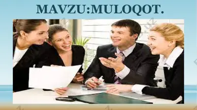 muloqotning psixologik asoslari — PPTX