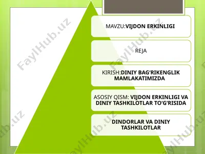 - teglar (vergul bilan): — PPTX