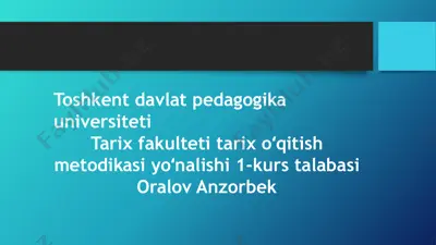 xristianlikning vujudga kelishi va tarqalishi — PPTX