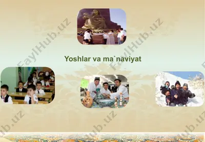 yoshlar va ma`naviyat — PPTX