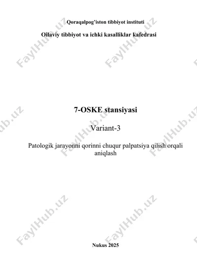 qoraqalpog’iston tibbiyot instituti — DOCX