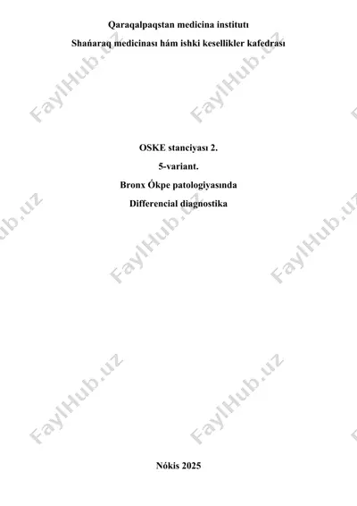 qaraqalpaqstan medicina institutı — DOCX