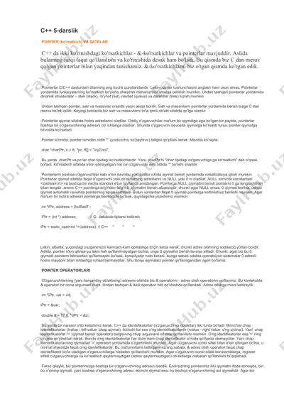 c++ 5-darslik — DOCX
