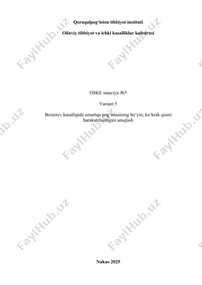qoraqalpog‘iston tibbiyot instituti — DOCX
