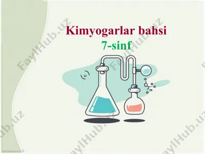 kimyogarlar bahsi — PPT