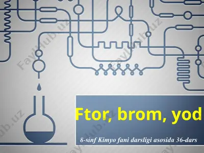 8-sinf kimyo fani darsligi — PPTX