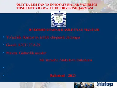 energiya uzatish tizimlari — PPTX