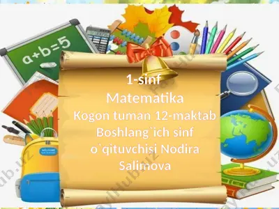 matematika dars yordamchi — PPTX