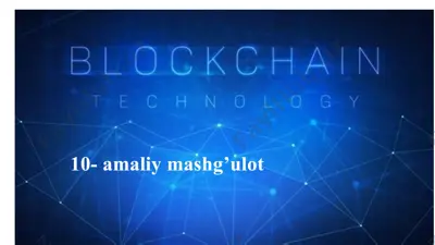 blokcheyn — PPTX