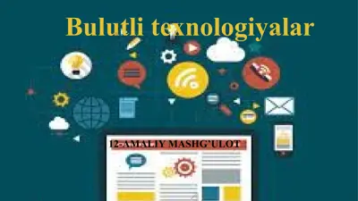 bulutli texnologiyalar — PPTX