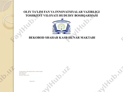 kimyoviy reaktsiyalar va ularning tasnifi — PPTX