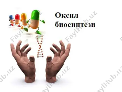 oқsillar biologiyasi — PPTX