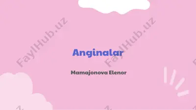 anginalar — PPTX