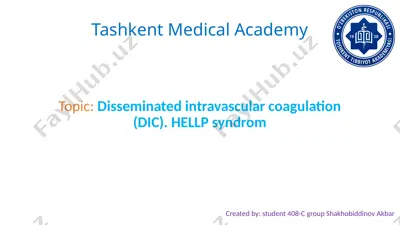 tashkent medical academy — PPTX