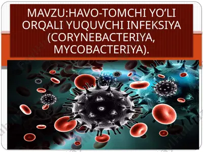 havotomchi yo’li orqali yuquvchi infeksiya — PPTX
