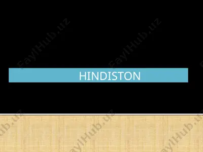 hindiston davlat ramzlari — PPTX