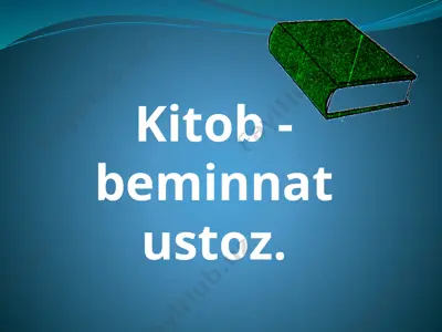 kitob - beminnat ustoz — PPTX