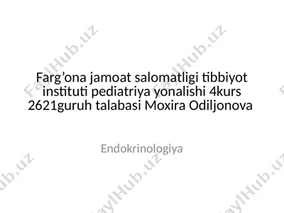 adipozo-genital distrofiya — PPTX