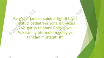 atrofik rinit — PPTX