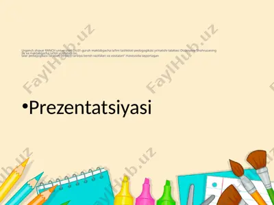 ahloqiy tarbiya berish vazifalari va vositalari prezentatsiya — PPTX