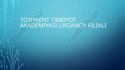 bolalar og’iz bo’shlig’ining profilaktik ko’rigini o’tkazish — PPTX