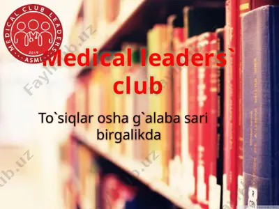 medical leaders` club — PPTX