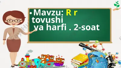 r tovushi va harfi va 2-soat — PPTX