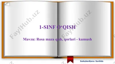 1-sinf o‘qish — PPTX