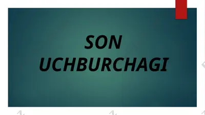 son uchburchagi — PPTX