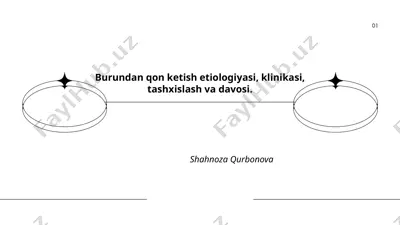 burundan qon ketish etiologiyasi, klinikasi, tashxislash va davosi — PPTX